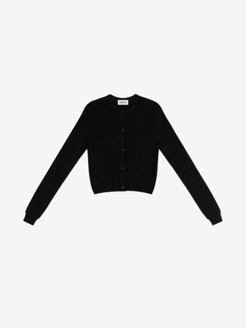 AREA GIRLY RIB KNIT CARDIGAN
