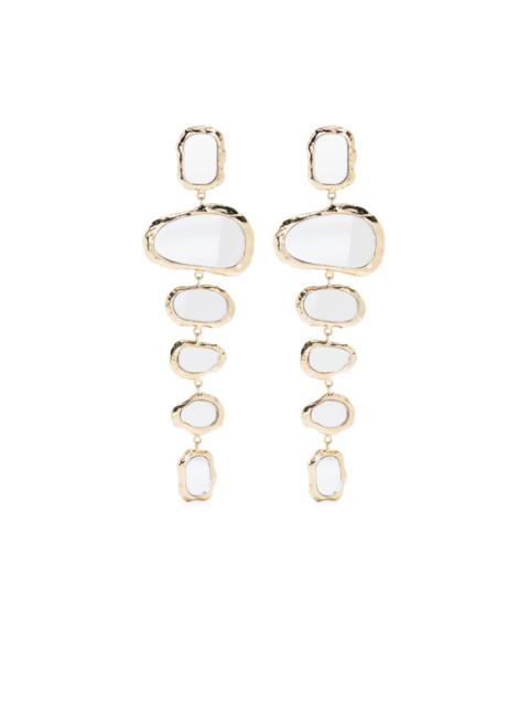 TOM FORD glass crystal-embellished drop earrings