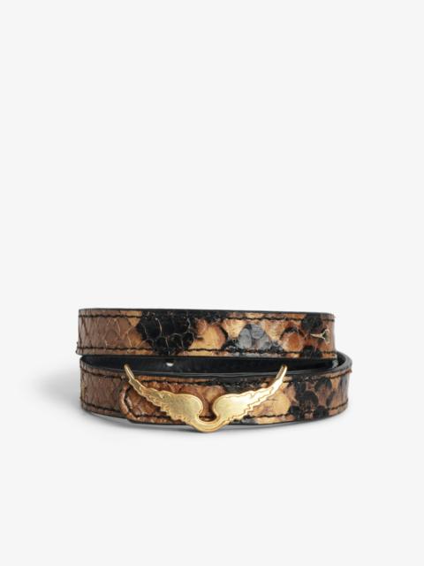 Zadig & Voltaire Rock Leather Bracelet