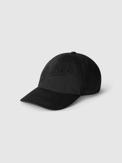GUCCI Cotton baseball hat with embroidery