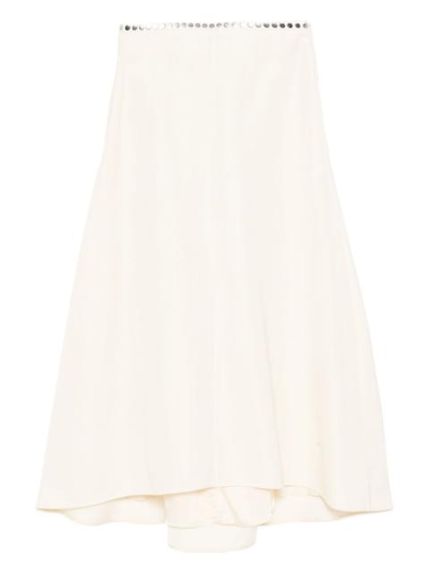 Jil Sander buttoned-waist skirt