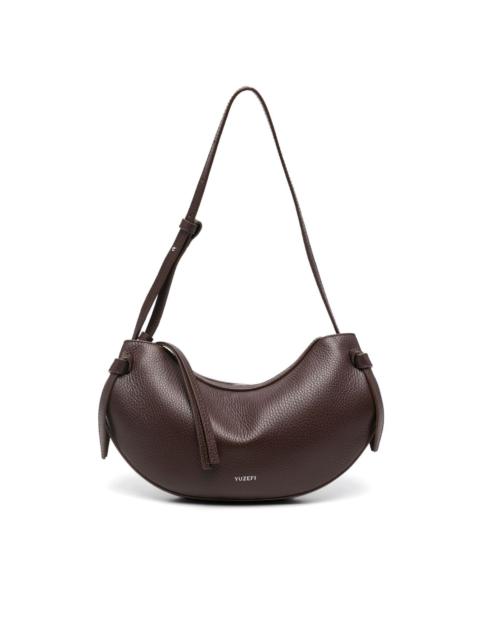 Fortune Cookie leather shoulder bag