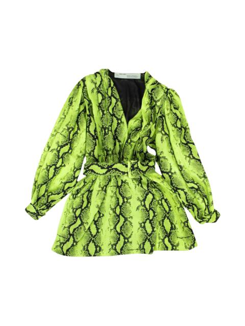 Off-White Off-White Snake V Arrow Belt Dress 'Neon Green'