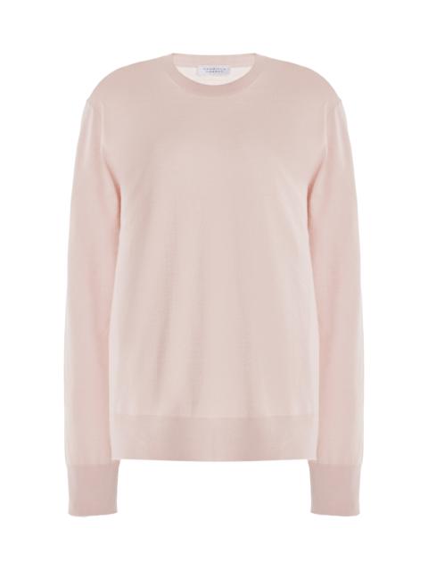 Palco Knit Crewneck in Blush Merino Wool