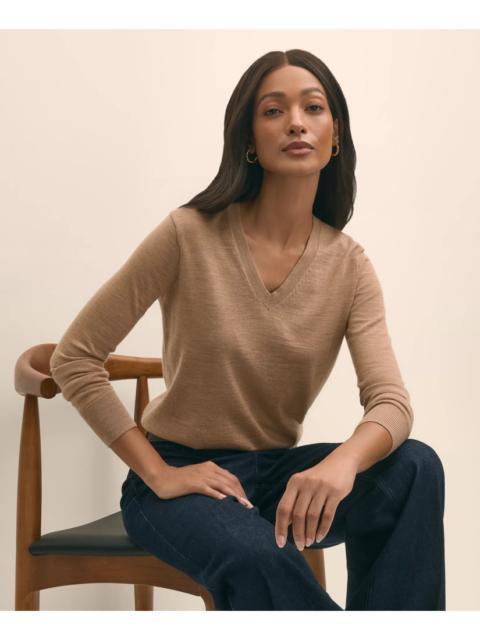 Brooks Brothers Ultimate Merino Wool V-Neck Sweater