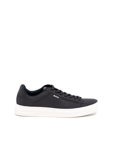 BOSS logo print sneaker