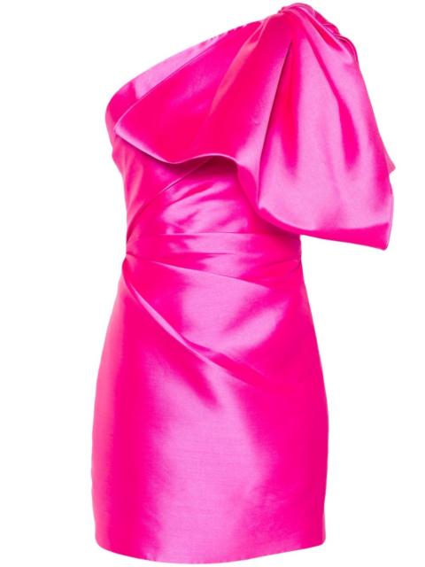 SOLACE LONDON Marcela oversized-bow minidress