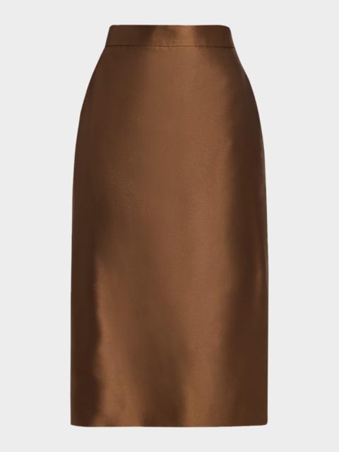 WEEKEND Max Mara Cotton-Silk Pencil Skirt