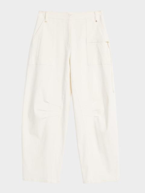 Cult Gaia Ewa Barrel-Leg Utility Pants
