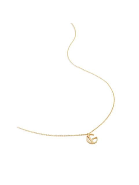 MONICA VINADER alphabet G-pendant necklace