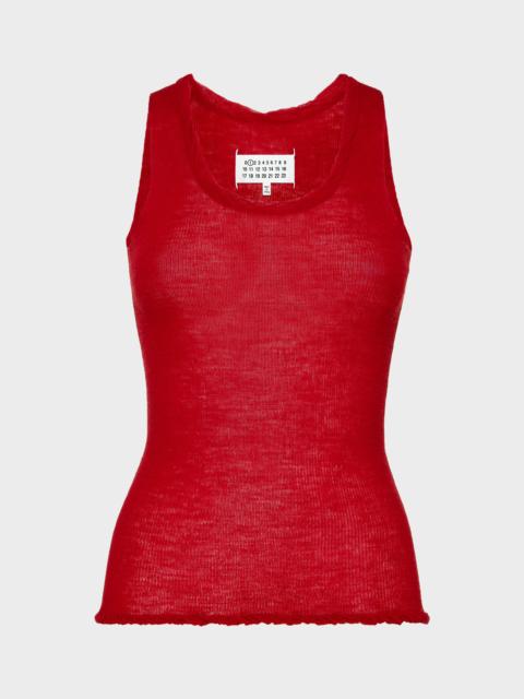 Maison Margiela Twisted Knit Tank Top