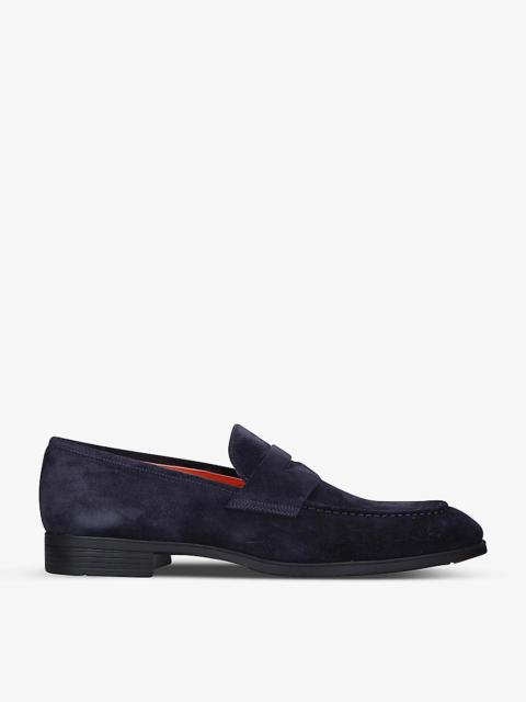 Simon suede penny loafers