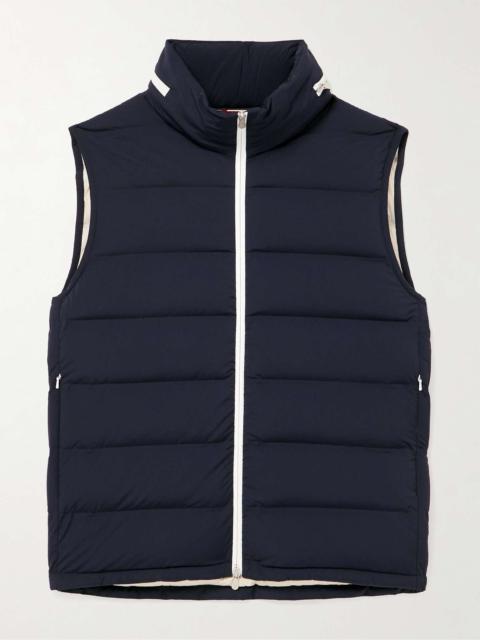 Quilted Shell Hooded Down Gilet