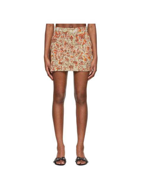 Ambush Multicolor Nylon Mini Skirt