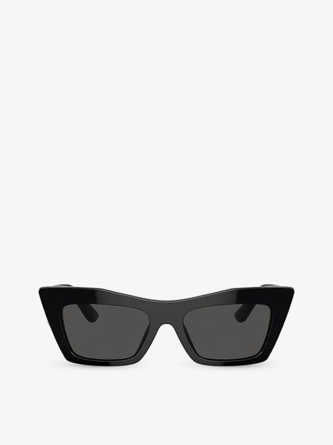 Dolce & Gabbana DG4435 cat-eye frame acetate sunglasses