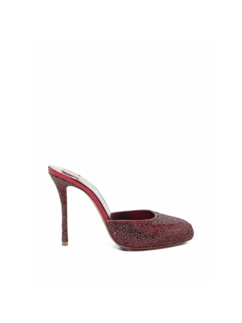Christian Louboutin crystal-embellished heeled mules