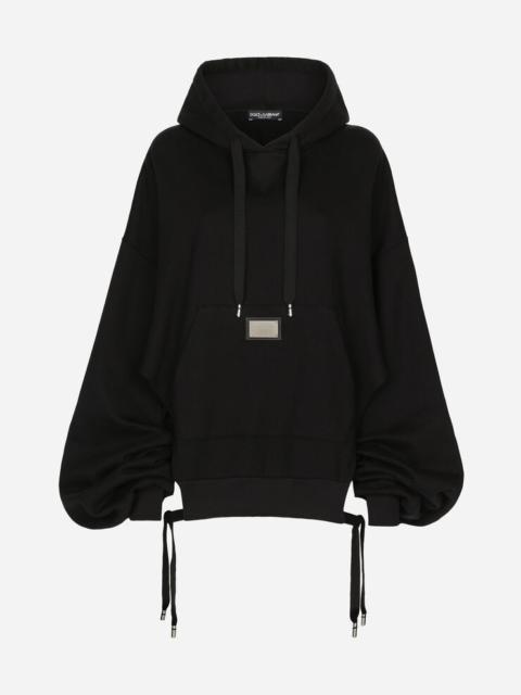 Dolce & Gabbana Jersey hoodie with Dolce&Gabbana tag