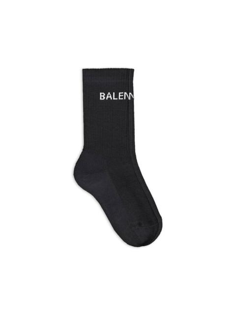 BALENCIAGA Women's Balenciaga Socks in Black/white