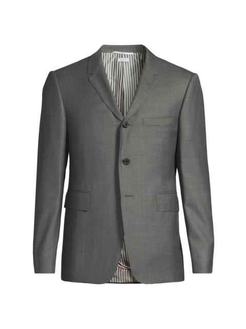 Thom Browne Men's Classic Wool Super 120S Wool Sport Jacket - Grey