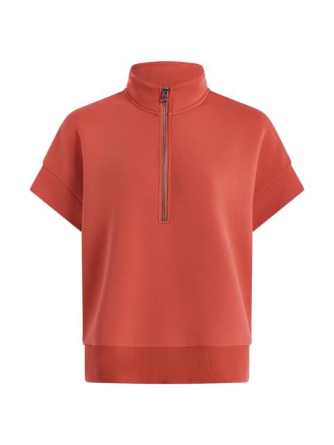 VARLEY Women's Ritchie Short-Sleeve Half-Zip Pullover - Summer Fig