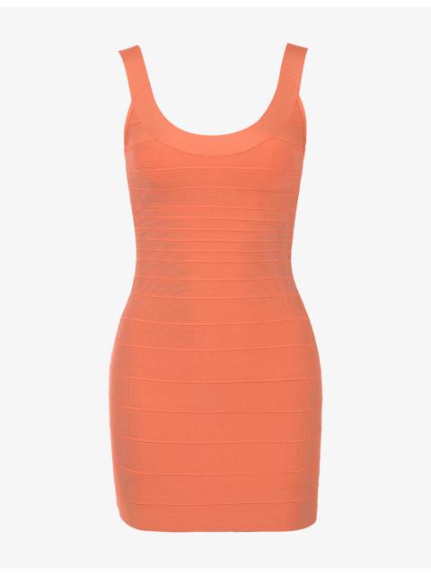 House of CB The OG Scoop-Neck Woven Bandage Mini Dress