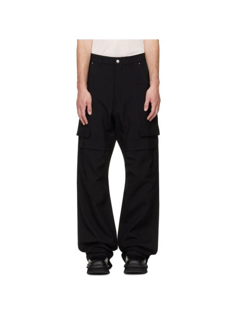 Rick Owens Black Tower Stefan Cargo Pants
