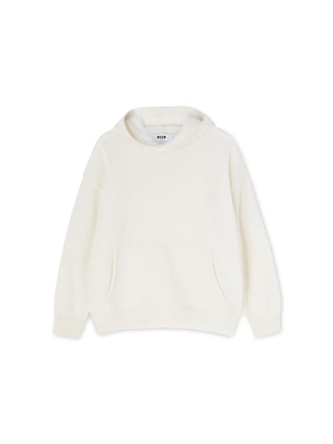 MSGM "Cable color-block Cashmere blend" crewneck sweater