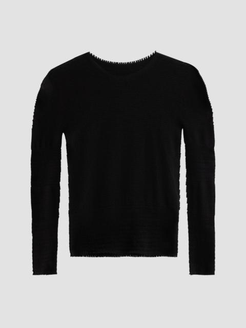 ISSEY MIYAKE Women's Crochet Top - Black