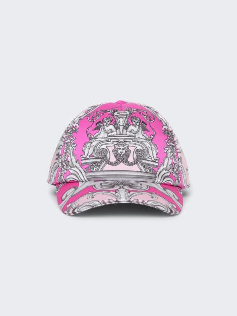 VERSACE Baroque Baseball Cap Pink