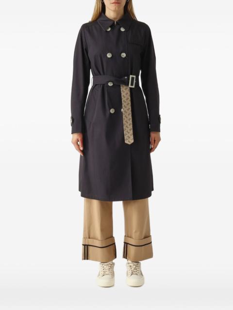 Herno double-breasted belted trench coat