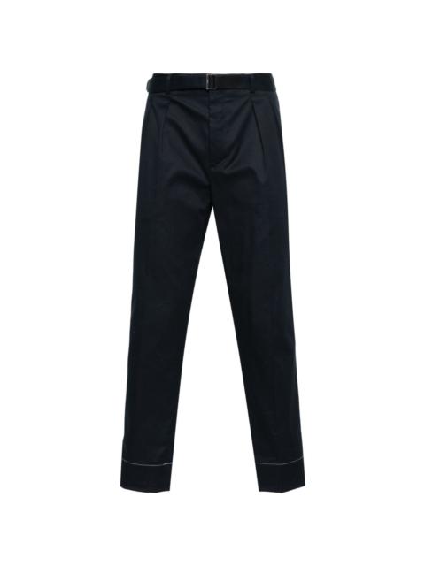 pleat-detail tailored trousers