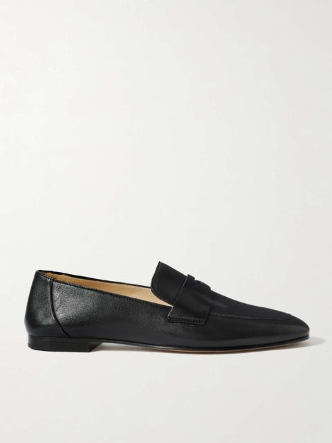 LE MONDE BÉRYL Leather penny loafers Black