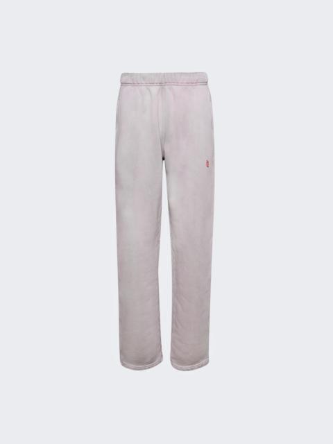 High Waisted Sweatpants Washed Pink