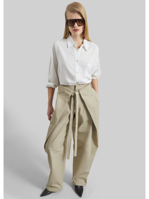 DARKPARK Darkpark Stella Tie-Front Pants - Taupe