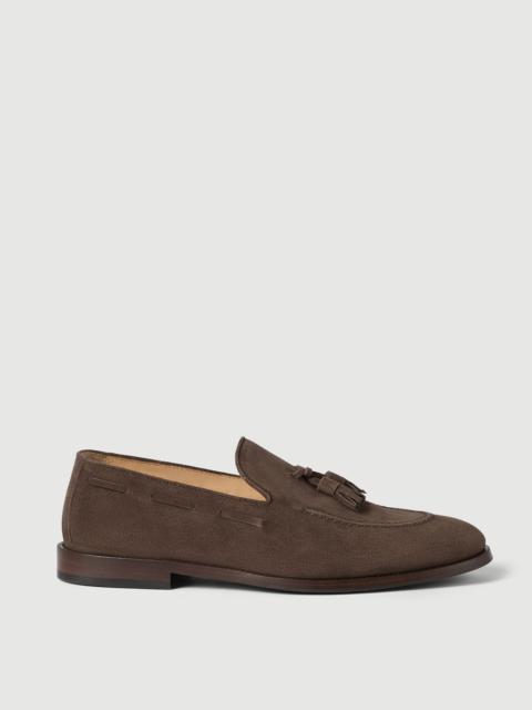 Brunello Cucinelli Suede loafers with tassels