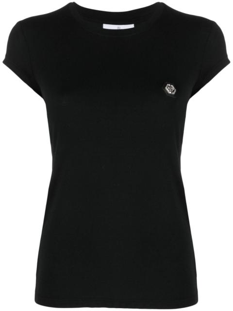 PHILIPP PLEIN logo-patch T-shirt