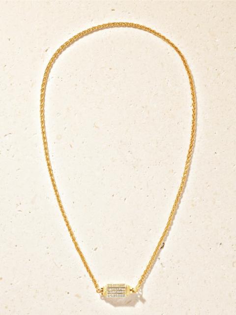 MARIE LICHTENBERG 18-karat Gold Diamond Necklace
