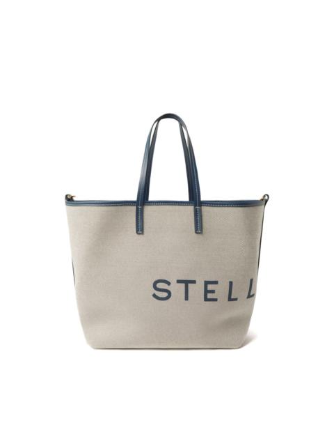 Stella McCartney logo-print canvas tote bag
