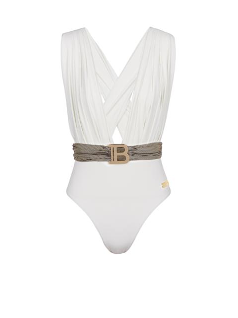 Balmain Swimsuit with belt