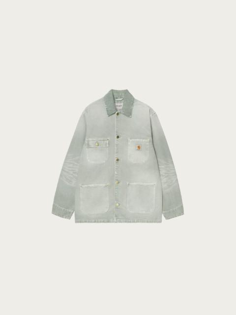 Carhartt WIP OG Chore Coat - Shady Green Destroyed Wash