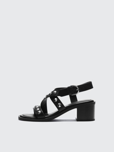 Geo Studded Block Heel - Leather
Heeled Sandal