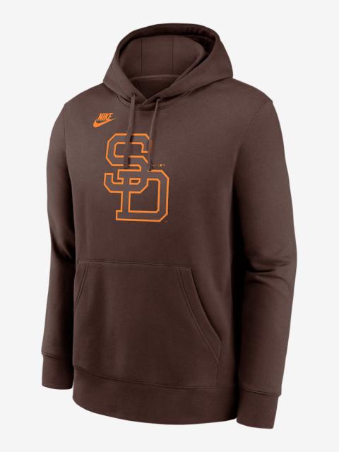 Nike San Diego Padres Cooperstown Logo Club Men's Nike MLB Pullover Hoodie