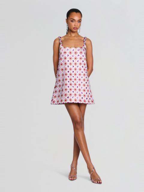 RETROFÊTE ZEPHYRA EMBELLISHED DRESS