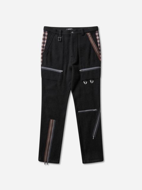 UNDERCOVER Men's Cotton Zip Pants Black