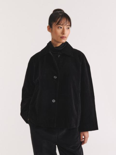 CASEY/CASEY DRAYS JACKET - MID VELVET - BLACK