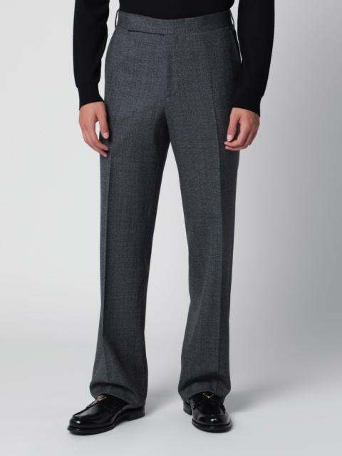 LARDINI Grey trousers in wool