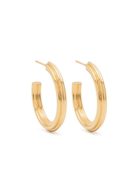 MISSOMA ridge hoop earrings