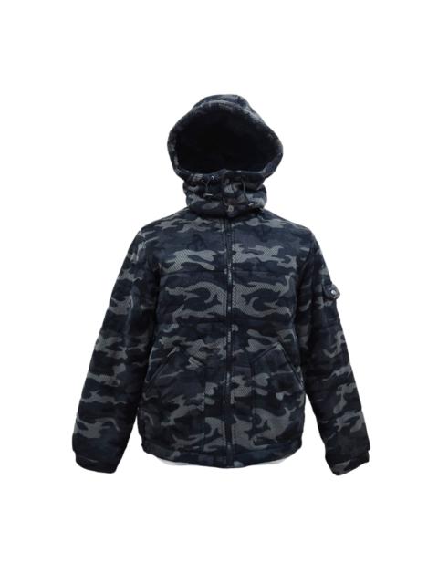 Other Designers Japanese Brand - LOCK HEAVEN Army Camo Puffer Jacket