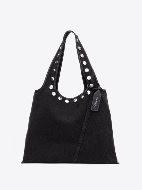 3.1 Phillip Lim Denim Market Tote with Studs