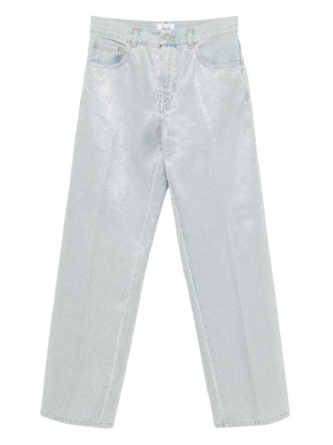 HAIKURE sequin-embellished straight-leg trousers